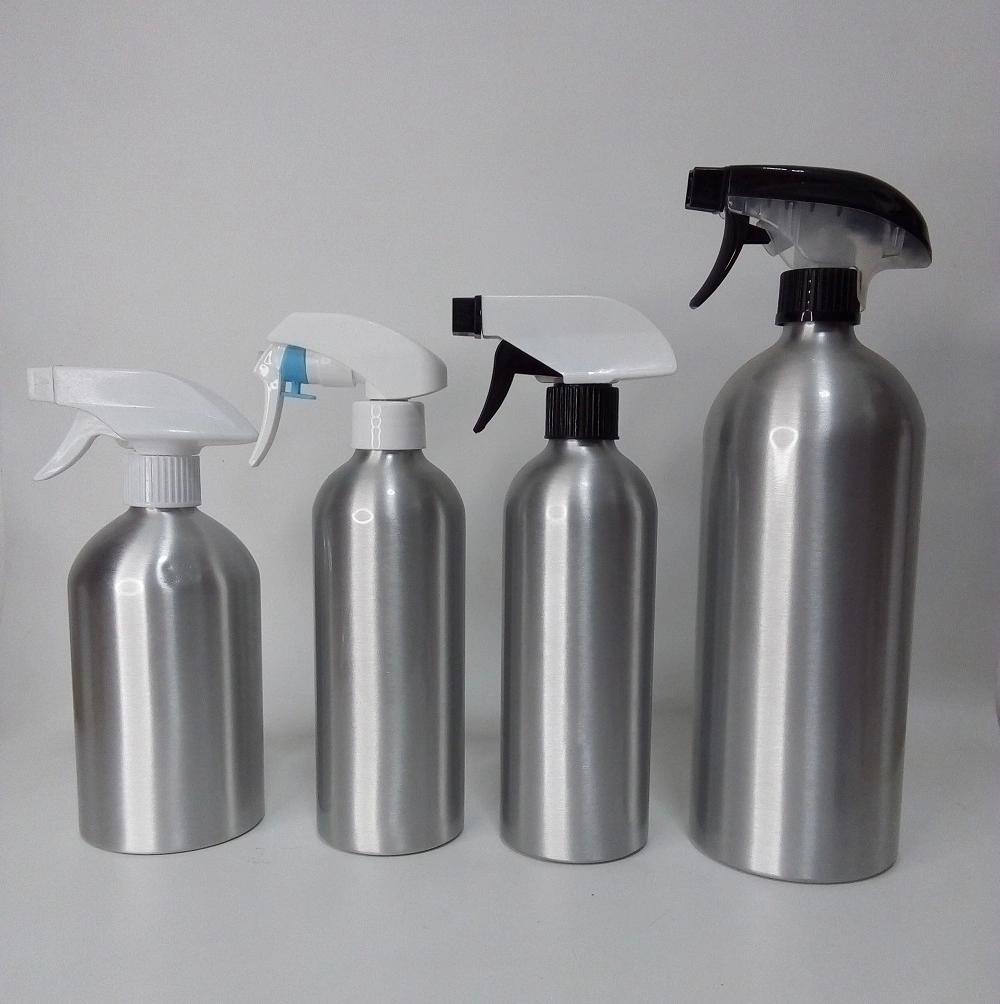 30-500ml Aluminum Bottles with Spray Guns