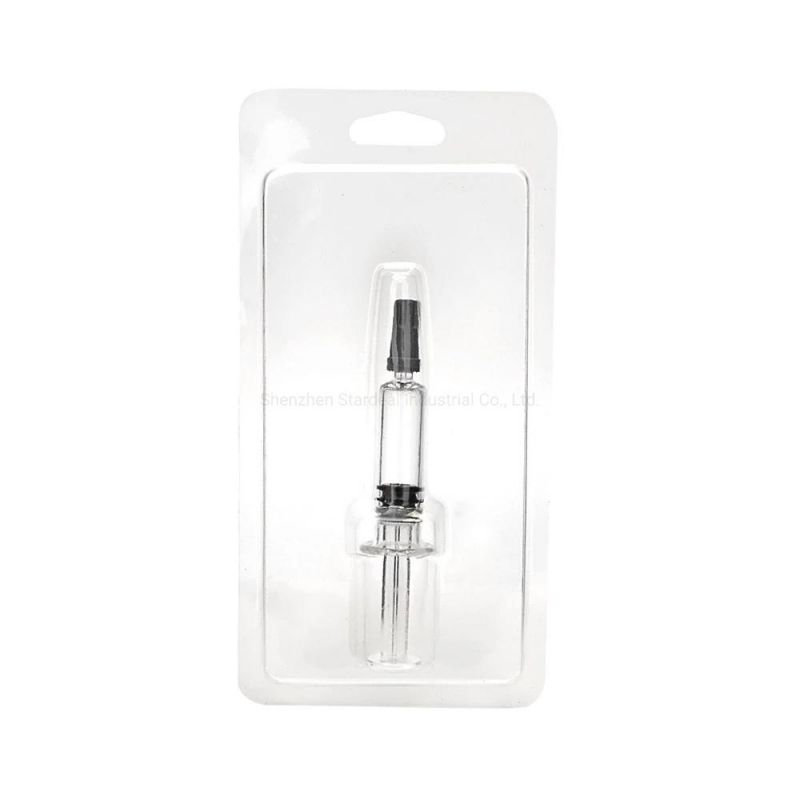 Custom Plastic Transparent Double Syringe Blister Packaging