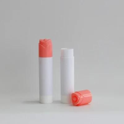 Empty Lipbalm Container Flower Design Lipstick Tube for Cosmetic Packaging