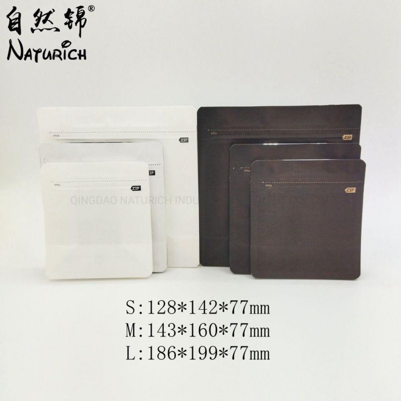 1kg Coffee Bean Packaging Paper Bags with Valve and Zipper