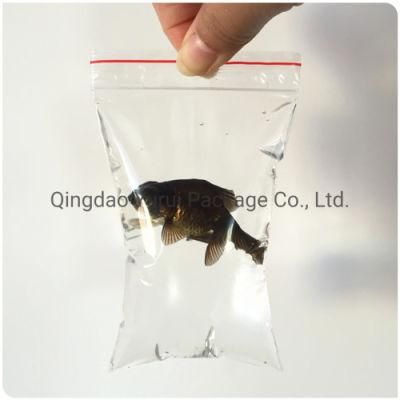 Air Tight Zip Bag with Hang Hole Resealable Ziplock Resuable Poly Single Zipper Bag Accept Mini Size Request