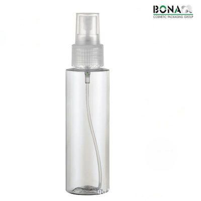 100ml Clear Pet Bottle with Clear Sprayer Pump