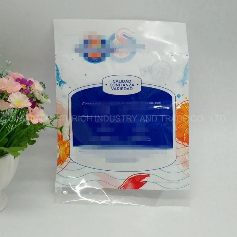 Fish and Shrimp Packing Bags Frozen Fish/Shrimp/Seafood Flexible Packaging Bag with High Barrier Seafood Packaging Bags