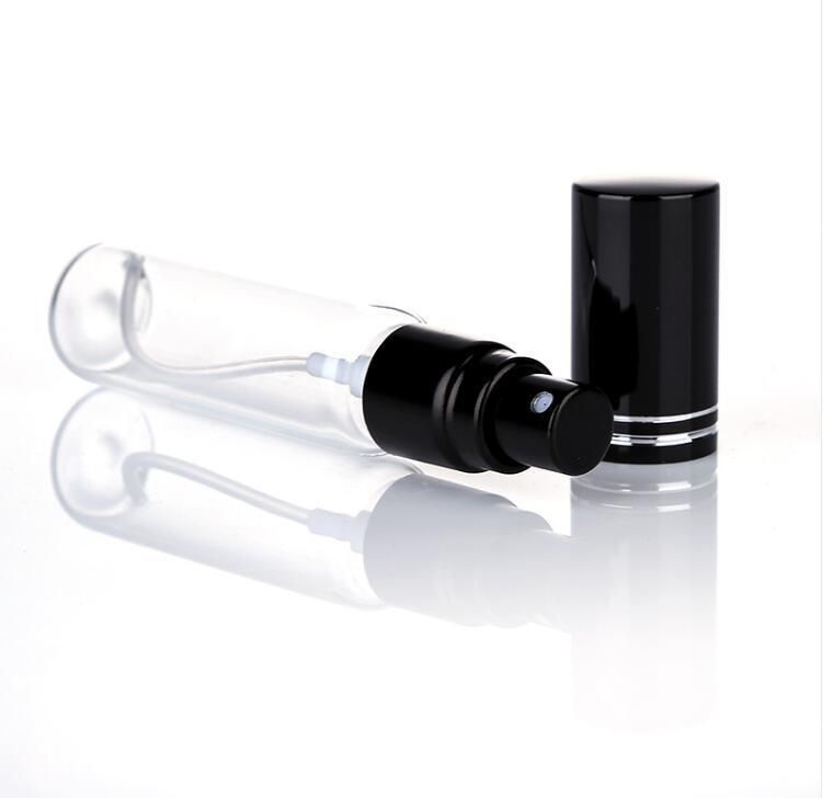 10ml Mini Fashion Transparent Glass Perfume Bottle Portable Travel Perfume Atomizer Spray Bottle Cosmetic Container