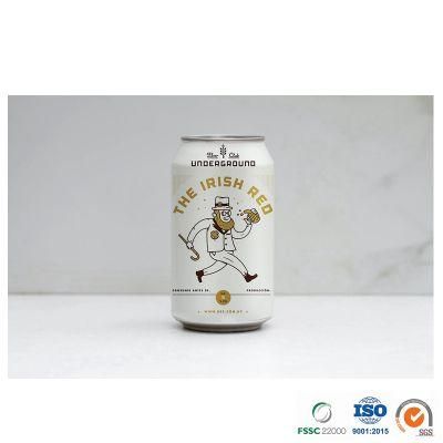 Exporter Standard 330ml Aluminum Beverage Beer Soda Energy Drinks Juice Soft Drink Alcohol Drink Spirits Carbonated Drinks Can with Lids
