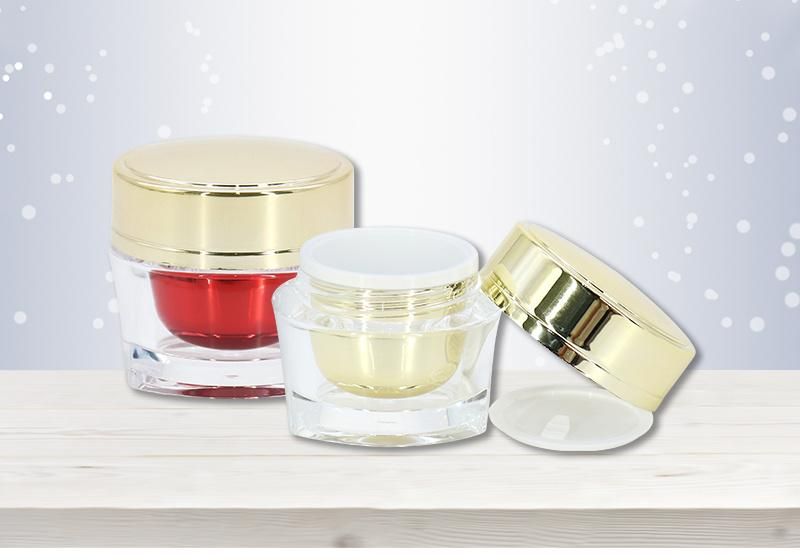 Luxury Acrylic Cosmetic Jar PMMA Empty Jars for Cream 15g