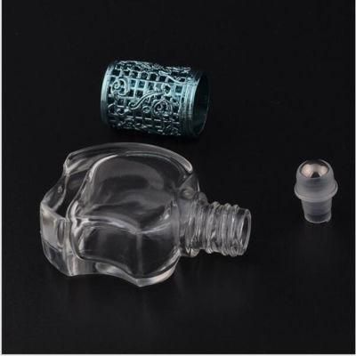 Factory Supply Roll on Metal Ball 10ml Amber Glass Roller Bottles for Essential Oil