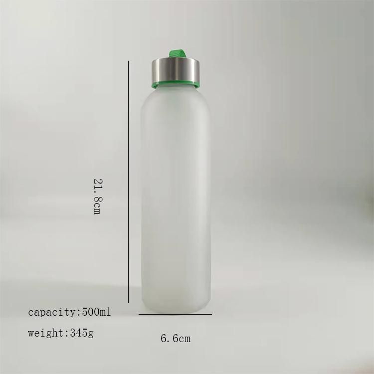 Wholesale Round 300ml 500ml Beverage Water Glass Juice Bottle