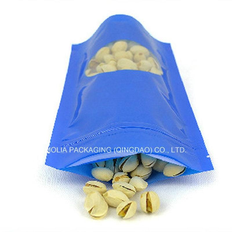 Clear Window Food Grade Plastic Bags Standing up Pouch Manufacturer