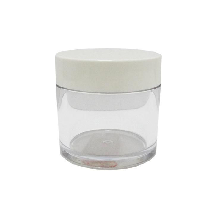 Cosmetic Packaging Plastic PP/Pet/PS Cream Jar 80ml