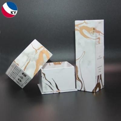 Luxury Recycled Cardboard Top and Bottom Cream Perfume Gift Packing Box/Hat Box