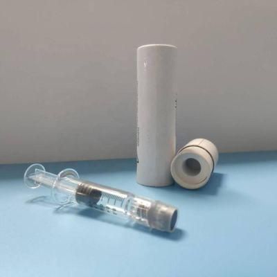 Custom Luer Lock L Glass Syringe Paper Tube Packaging