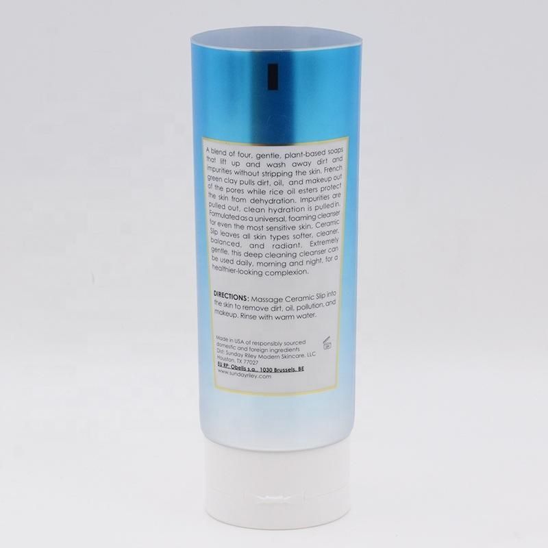 Skin Cleanser Tube Polyfoil Tube with Korean Flip Cap