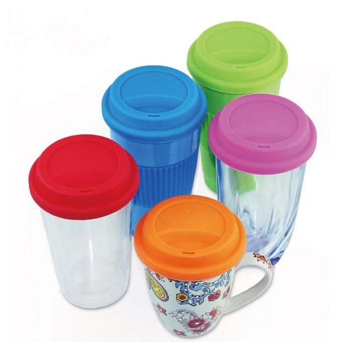 Factory Cheap Price Silicone Rubber Coffee Cup Flip Top Lids