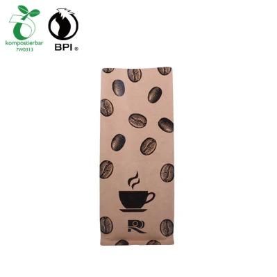 Excellent Quality Biodegradable Ziplock Kraft Paper Pouch Nylon Packaging Bags Valve Coffee Bags for Coffee Beans