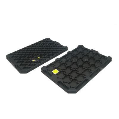 Vacuum Electronic Component Black Blister PS Tray