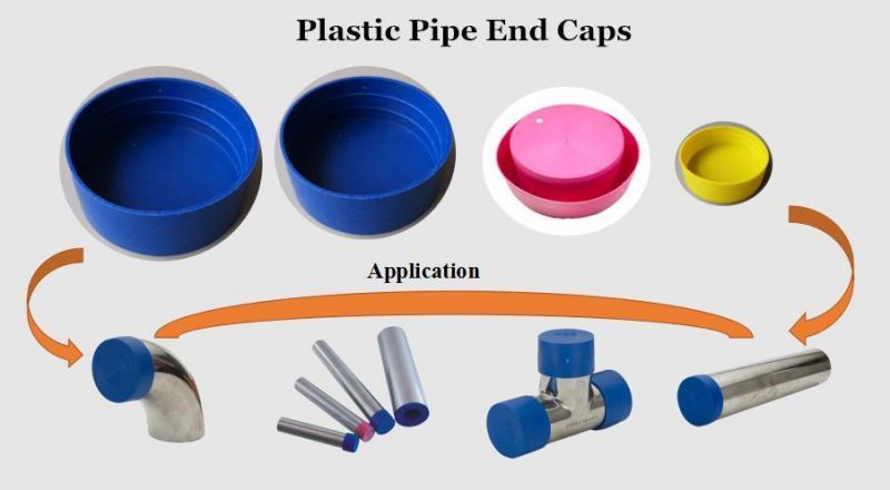 Round Plastic Pipe End Protection Caps