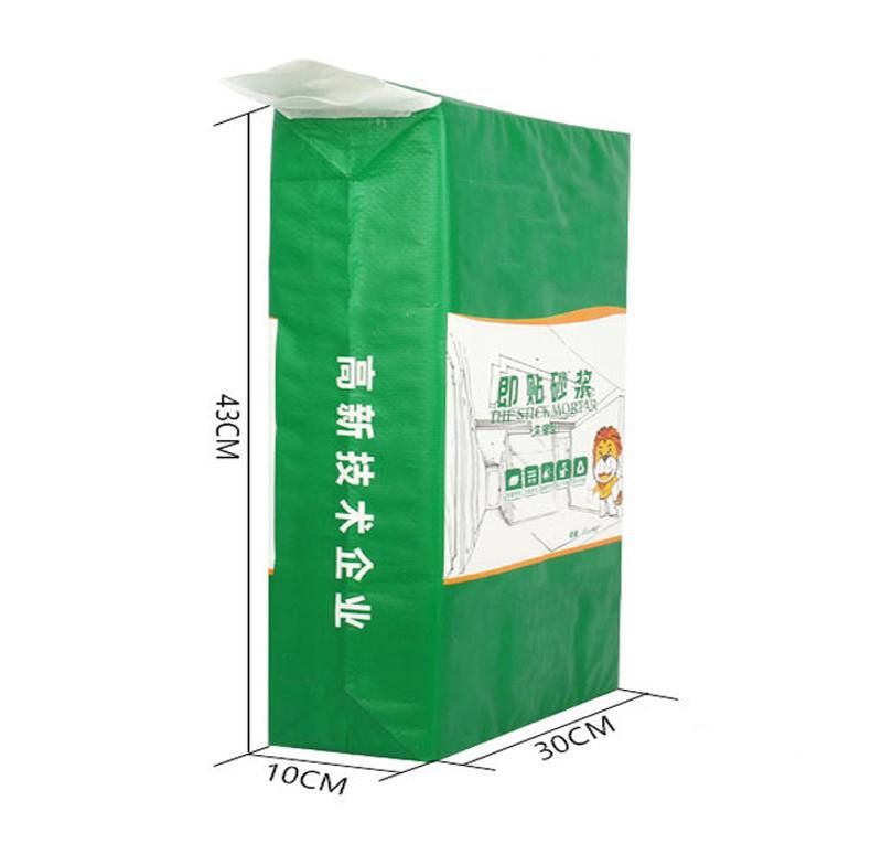 Block Bottom Valve Cement Paper Bag for Building Material Concrete Mortar