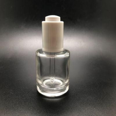 50ml Clear Essential Oil Bottle Black Dropper Glass Bottle