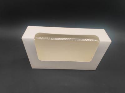 Custom Logo White Card Board Disposable Biodegradable Kraft Lunch Takeout Box Paper Take Away Food Packaging Sushi Togo Box