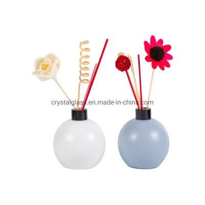 400ml Aromatherapy Reed Diffuser Glass Bottle Round Shape