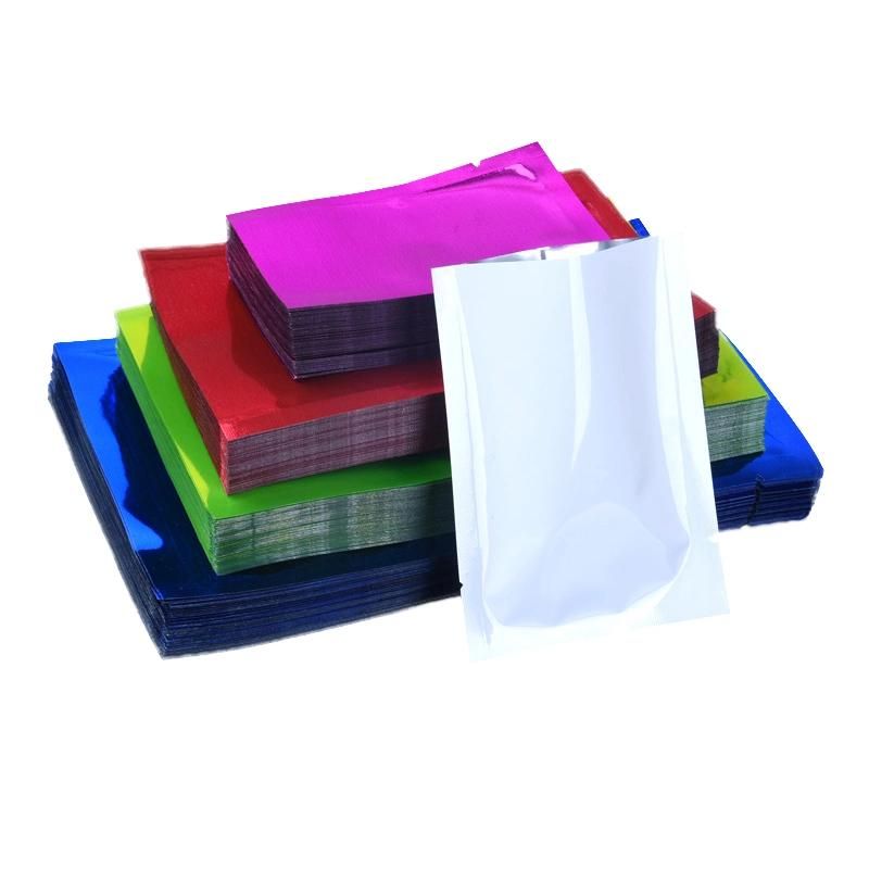 Versatile Economical Flat Pouch Aluminum Foil Packaging Bag with Three Side Seal