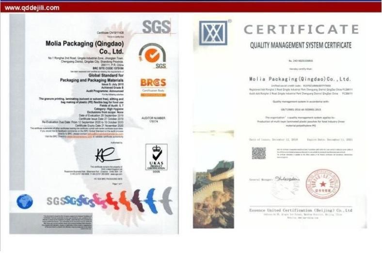 High Barrier Mylar Smell Proof Reclosable Bag
