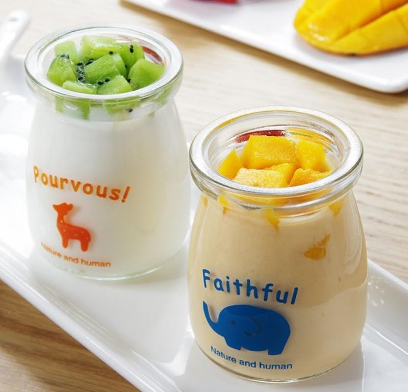 100ml 200ml 150ml Glass Pudding Bottle &Dessert Cup