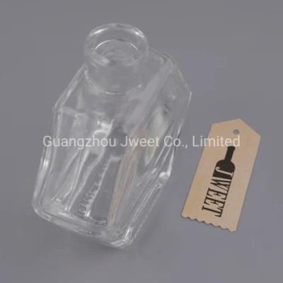 Custom 120ml Transparent Shaped Vodka Glass Bottle