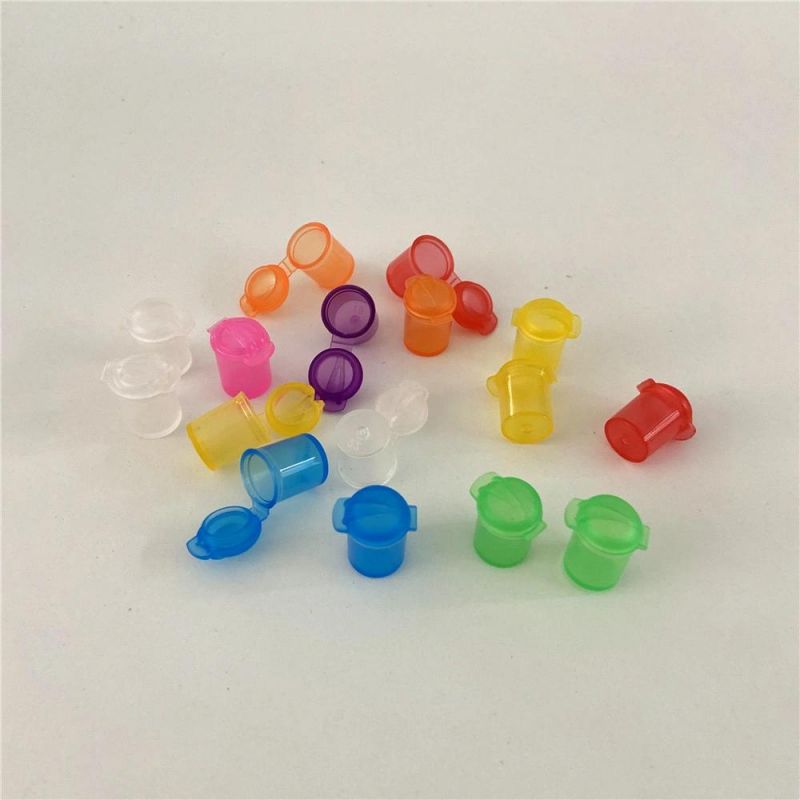 Small Mini Colourful Plastic Bottles with Lids