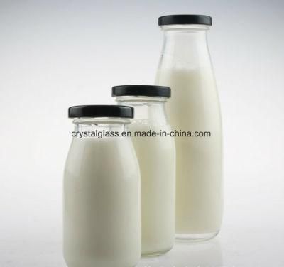 Custom Logo Hot Sale Milk Reusable Bottle with Lid