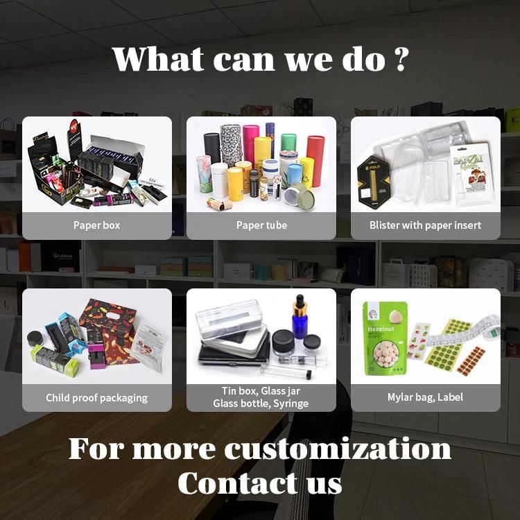 Customize Disposable E-Cigarettes Atomizer Packaging Box with Blister Window