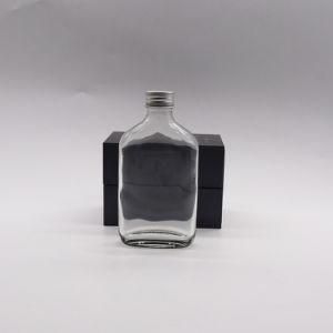 200ml 350ml Flat Clear Wine Beverage Cold Brew Coffee Flask Bottle