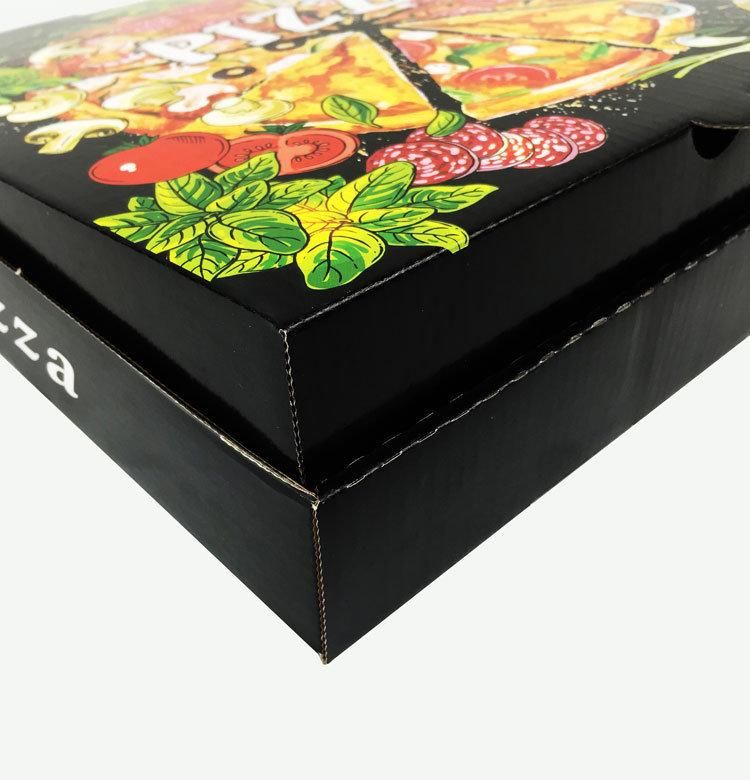 Delicious Food Paper Pizza Box