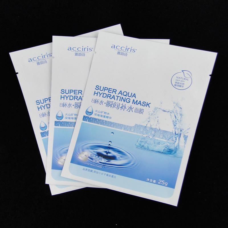 Three Side Sealed Aluminum Foil Mask Food Packaging Bag