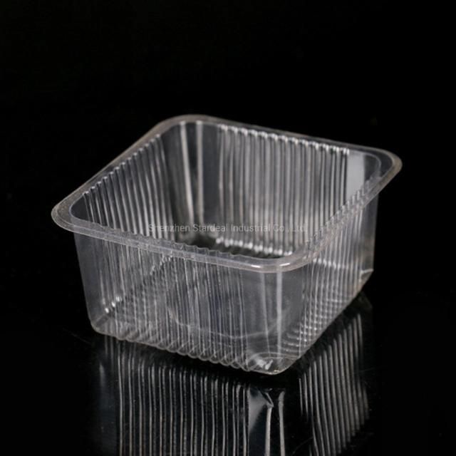 Transparent Vacuum Forming Food Plastic Blister Pet Biscuit Tray