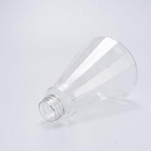 Plastic 360ml Pet Clear Diamond Bottle with Hand Spray Gun