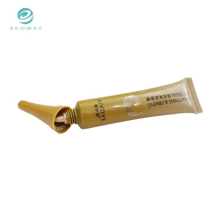 Skincare Eye Cream Packaging Plastic Cosmetics with Long Nozzle Tube