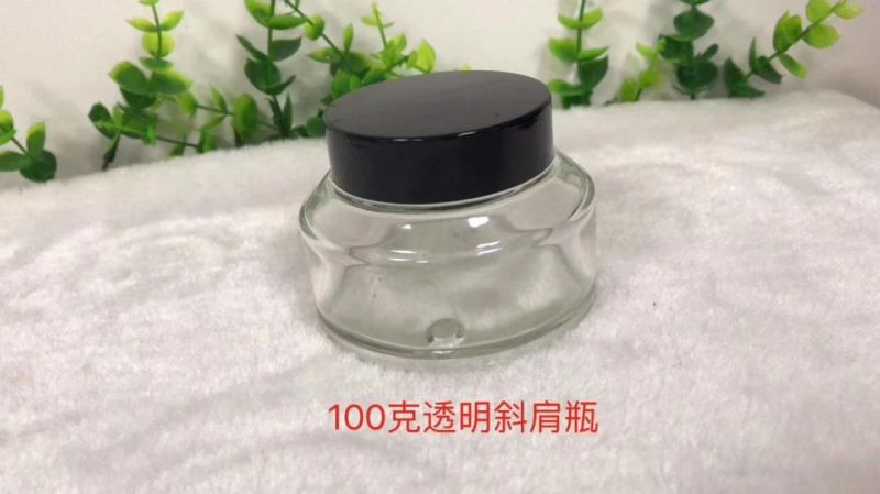 Ds012  High Quality Glass Facial Cream Empty Bottle Have Stock