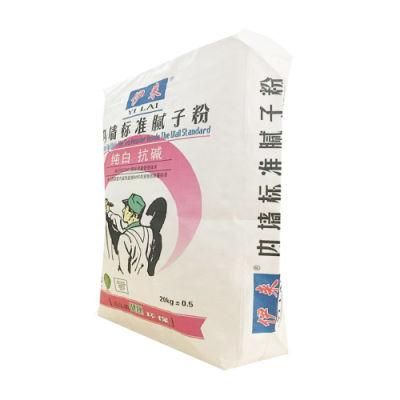 20 Kg 2 5kg Multiwall Pasted Kraft Paper Bag Valve Bag for Tile Adhesive