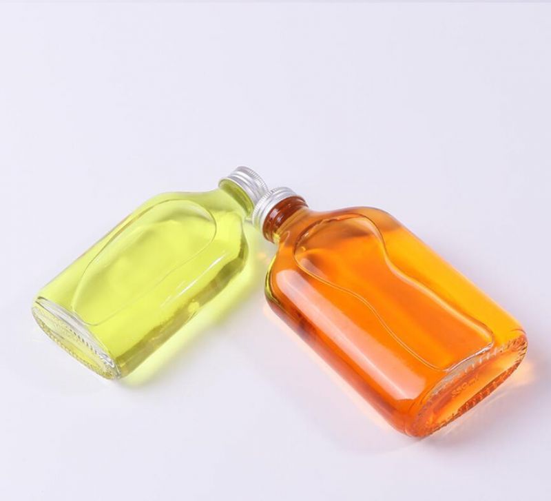 100ml 250ml 350ml Flat Juice Whiskey Beverage Wine Glass Bottles