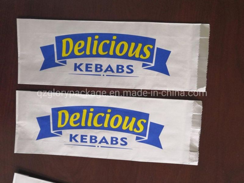 Wholesale Aluminium Foil Paper Bag Sandwich Kebab Chicken Paper Bag