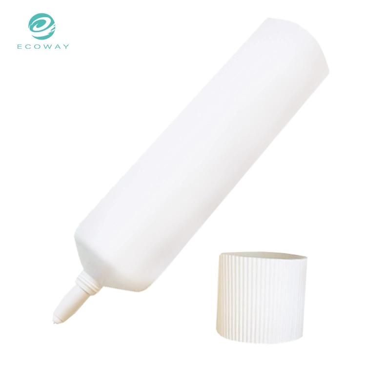 Industrial Tube 220ml PE 50mm Pipe Diameter One-Piece Nozzle Glass Glue Tube