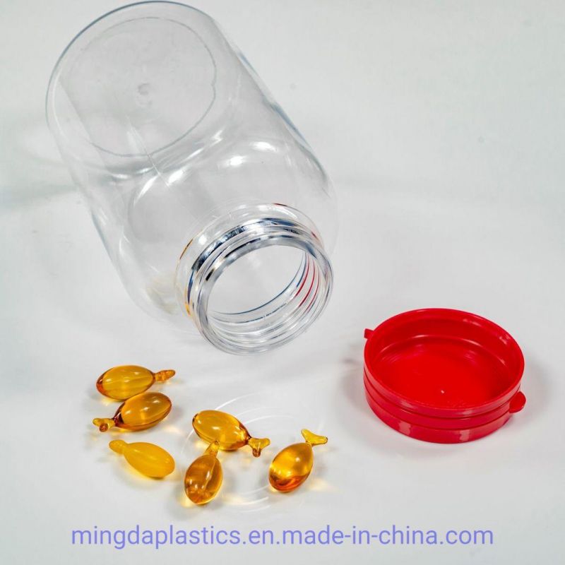 500ml Plastic Empty Packaging Pet Bottle with Tearing off Cap for Medical Products 16oz Manufacturer