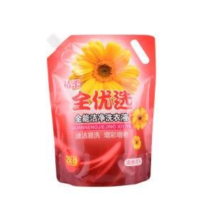 Custom Printing Plastic Flexible Packaging 1.5kg Liquid Fish Plastic Bag Filled with Oxygen