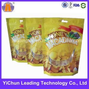 Fast Food Plastic Packaging Zipper Header Card Bag