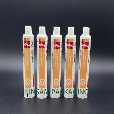 Compound Plastic Aluminum Laminated Tubes Packaging Pigment Semi Liquid Empty Container