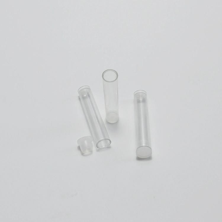 Plastic Pet 2g 0.07oz Golden Onion Powder Bottle Reagent Tube Transparent