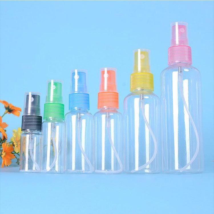 Wholes Customized Portable Plastic Pet 15ml 30ml Mist Spray Bottle for Cosmetic