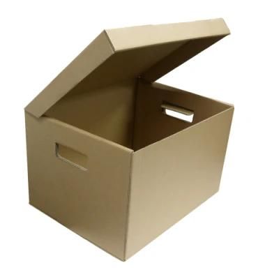 Ab Flute Corrugated Paper Storge Carton Box with Custom Printing